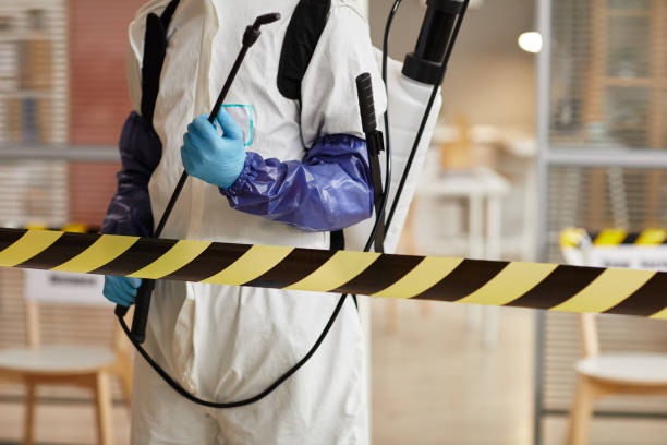 Professional Biohazard Cleanup technician working in Camino, CA